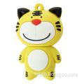 Tiger Shaped Custom Printed Usb Flash Drive High Speed 2.0